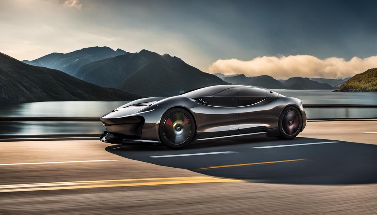 An image of a modern dashcam, showcasing its sleek design and advanced features.