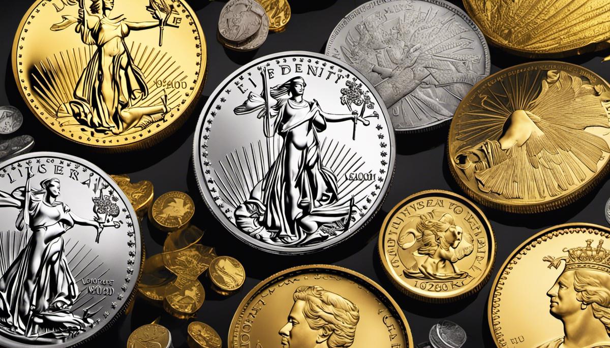 Illustration of various precious metals showcasing their diversity and potential for investment